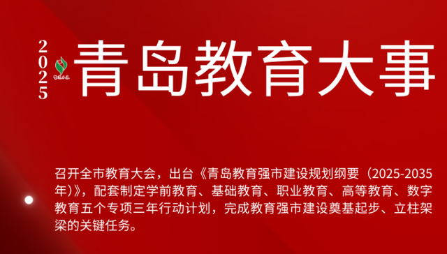 邀您关注！2025年度“青岛教育大事”揭晓