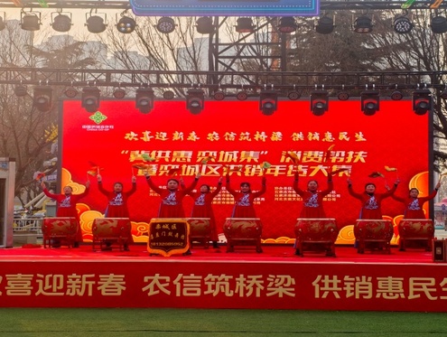 “冀供惠 栾城集”消费帮扶暨栾城区供销年货大集正式开幕