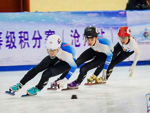 冰上逐梦展风采  河北省大众滑冰等级积分赛（沧州站）圆满收官