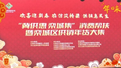 “冀供惠 欒城集”消費幫扶暨欒城區(qū)供銷年貨大集正式開幕