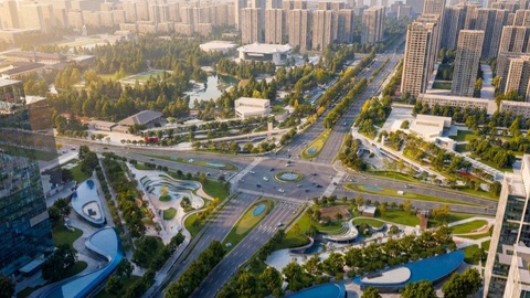 让市民“丝滑”过街、高效进站   西安张家堡下沉广场正式投用