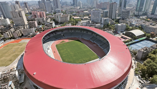 升级后的拓东体育中心7月全面开放