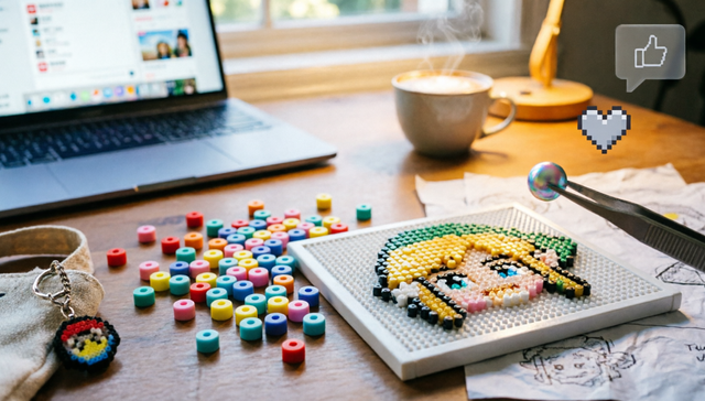 塑料珠逆袭：拼豆的“解压经济学”