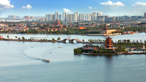 “五一”，聊城值得，一湖藏今古，风雅入画来