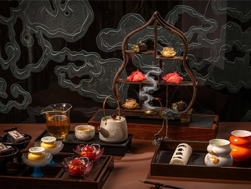 青岛美高梅华府酒店：赴一场云端茶约，在府邸重拾东方雅致