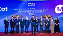 陕西麦科医药-B（02335.HK）挂牌首日涨幅102.75%