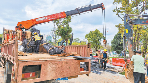 东风广场将建商业街，施工持续至7月15日