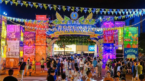 山东城市观察｜科技赋能第36届青岛国际啤酒节崂山会场，构建全龄层消费新场景
