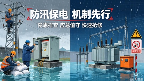陕西遭遇多轮强降雨 各地市启动防汛应急保电机制