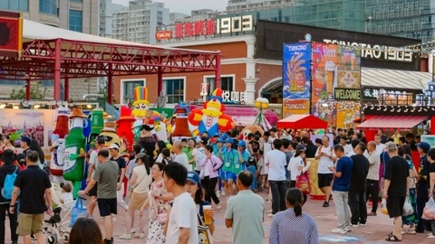 山东城市观察｜拆掉围挡之后，第36届青岛国际啤酒节崂山会场在“酿”什么？