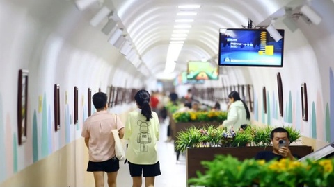 热浪之下，西安防空洞的温柔新生
