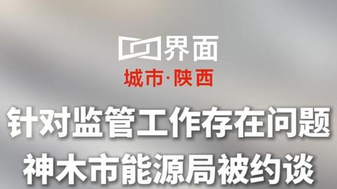 针对监管工作存在问题 神木市能源局被约谈