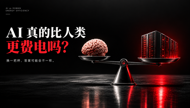 你的大脑，可能比 AI 更费电
