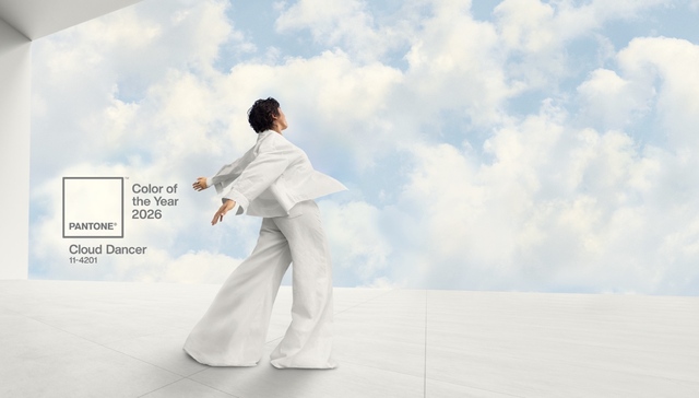 Pantone2026年度代表色发布，定格“云上舞白”